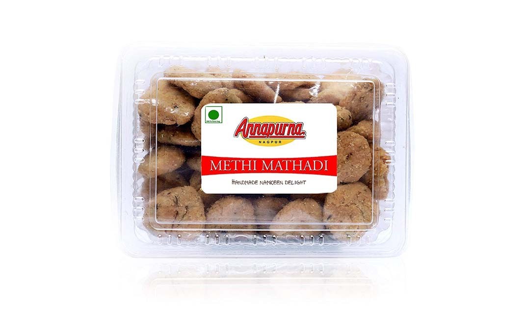 Annapurna Methi Mathadi, Handmade Namkeen Delight   Box  250 grams